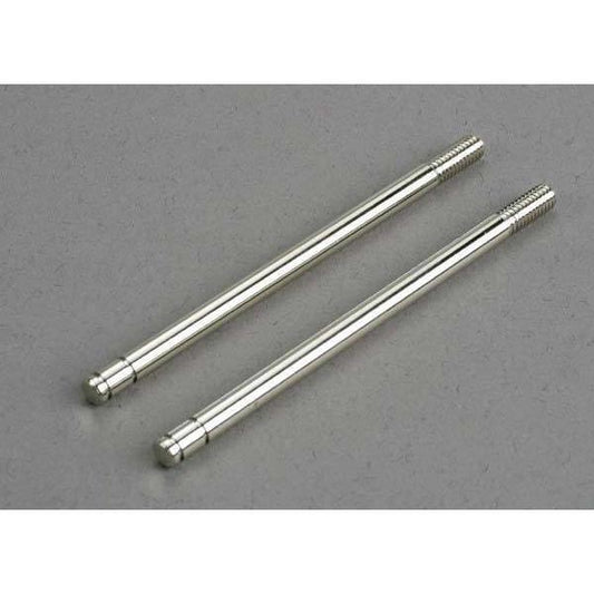 6096 Shock shafts steel chrome finish (2 - Swasey's Hardware & Hobbies
