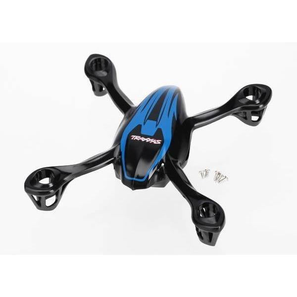 6213 Canopy, upper and lower, QR-1, blue/ mounting screws (5) - Swasey's Hardware & Hobbies