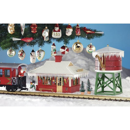 62702 North Pole Water Tower Built-Up - Swasey's Hardware & Hobbies