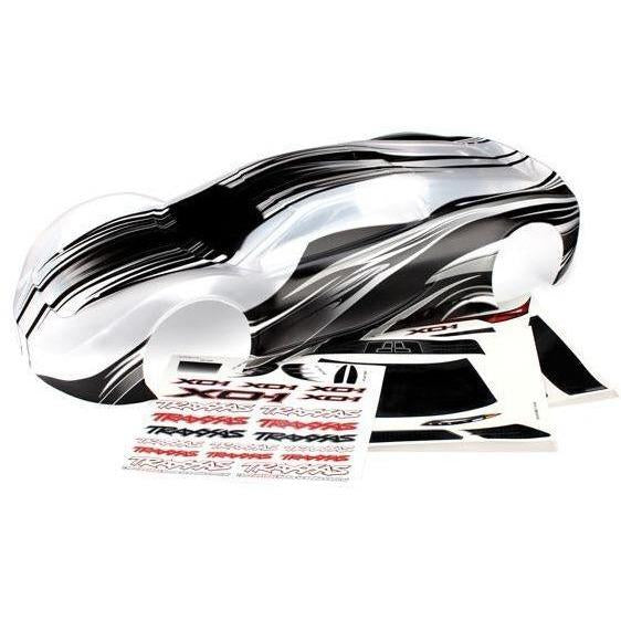 6412 Body, XO-1, ProGraphix (graphics are printed, requires paint & final color application) / wing / wing uprights (2) / washers (2) / decals - Swasey's Hardware & Hobbies