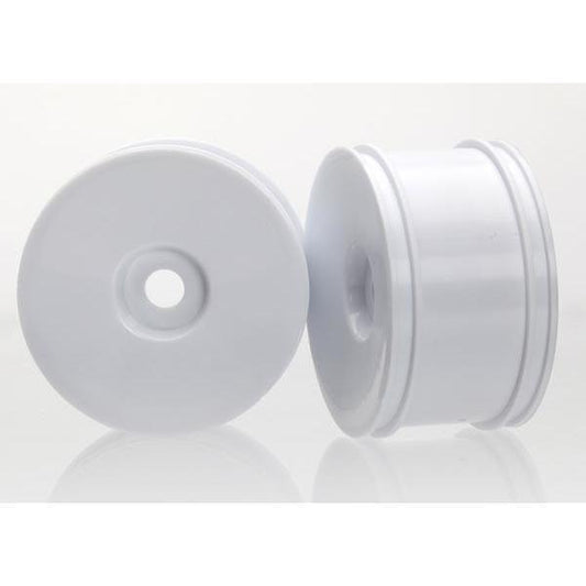 6472 Wheels dished white dyeable (2 - Swasey's Hardware & Hobbies