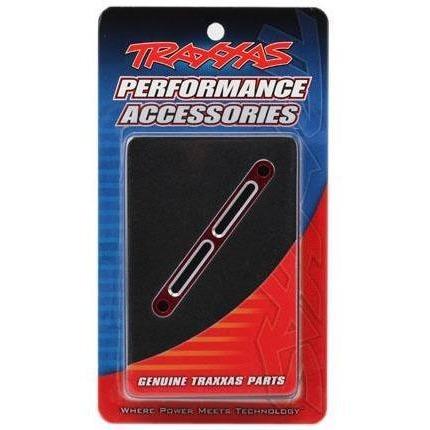 6923R Tie bar, front, aluminum (red-anodized) - Swasey's Hardware & Hobbies