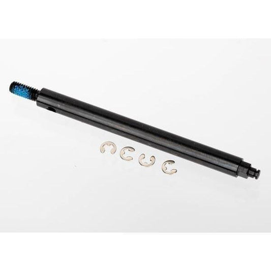 6945 Axle shaft, rear, steel/ e-clips (4) - Swasey's Hardware & Hobbies