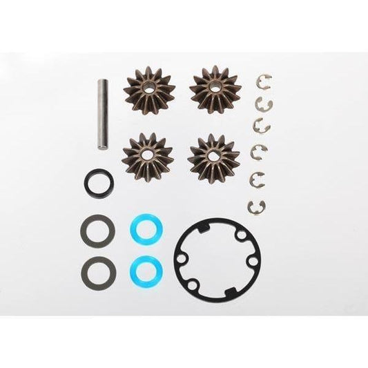 6982 Gear set, differential (output gears (2)/ spider gears (2)/ spider gear shaft)/ output gear seals (x-ring) (2)/ diff gasket (1)/ hardware - Swasey's Hardware & Hobbies