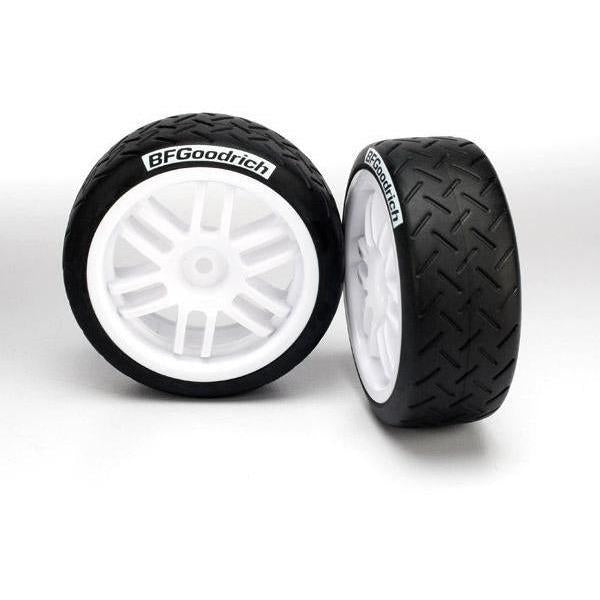7372R Tires and wheels assembled glued Rally wheels BFGoodrichÂ Rally tires soft (2 - Swasey's Hardware & Hobbies
