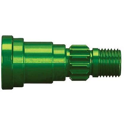 7753G Stub Axle, Aluminum (Green-Anodized) (1) (Use Only With #7750 Driveshaft)