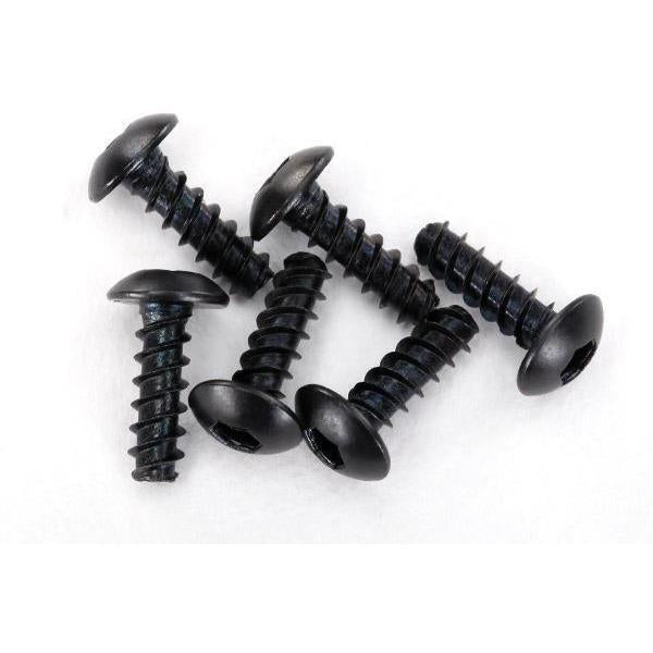7943 Screws, 2.6x8mm button-head, self-tapping (hex drive) (6) - Swasey's Hardware & Hobbies