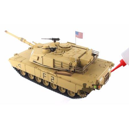 2.4Ghz Radio Remote Control 1/16 US M1A2 Abrams Airsoft Battle Tank w/Sound & Sm