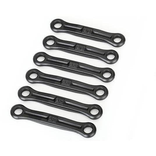 8341 Camber link/toe link set (plastic/ non-adjustable) (front & rear) - Swasey's Hardware & Hobbies
