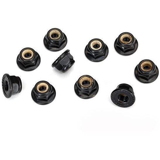 8347 Nuts mm flanged nylon locking serrated nylon-locking,-serrated-(black - Swasey's Hardware & Hobbies