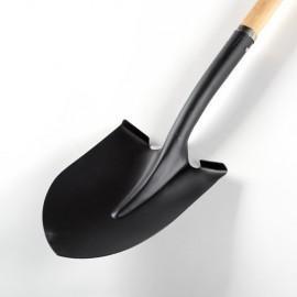 97820 ROUND POINT SHOVEL LONG WOOD HDLE