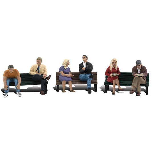 A2206 N People On Benches