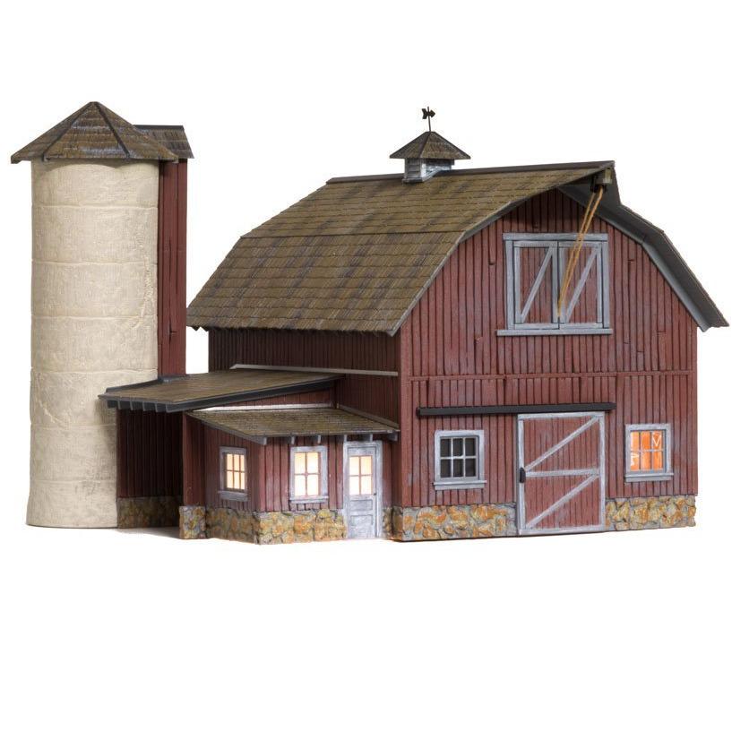 BR5865 O Built-Up Old Weathered Barn