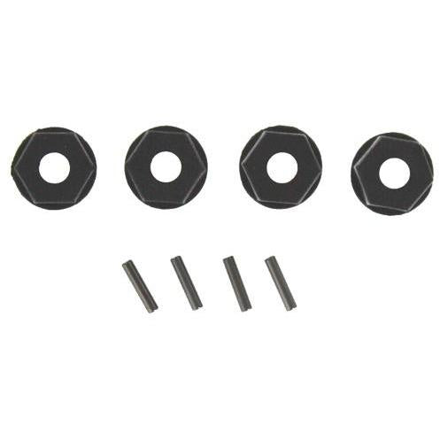 BS808-002 Plastic Wheel Hex w/ Pin (4pcs ea.)