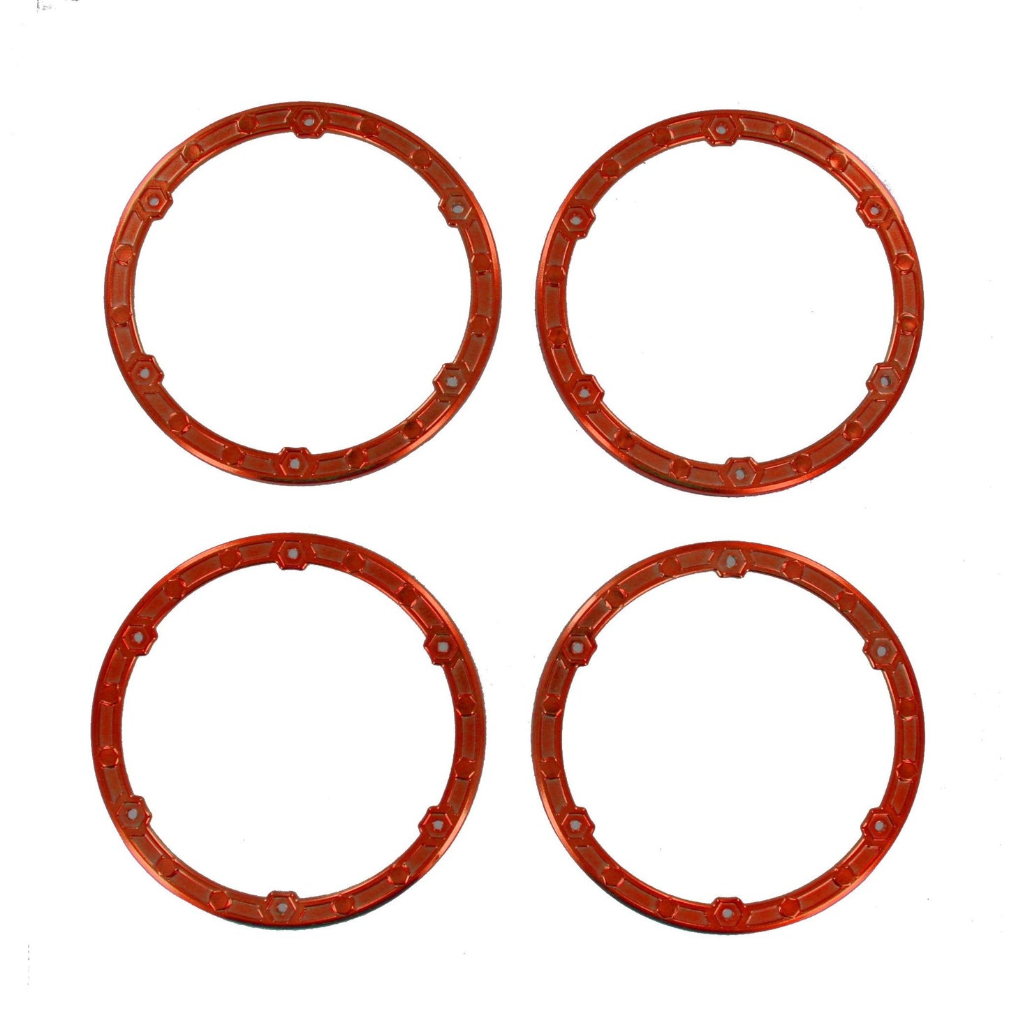 BS810-068O Bead Lock Rings, Orange