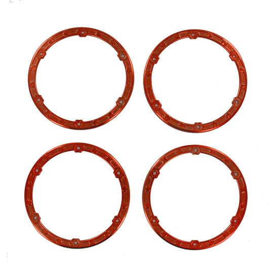 BS810-068O Bead Lock Rings, Orange