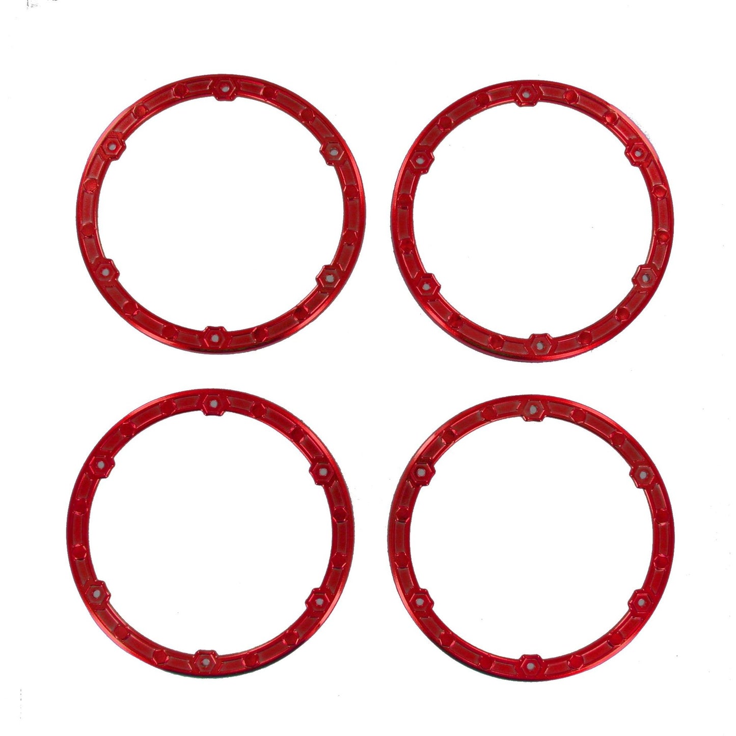 BS810-068R Bead Lock Rings, Red