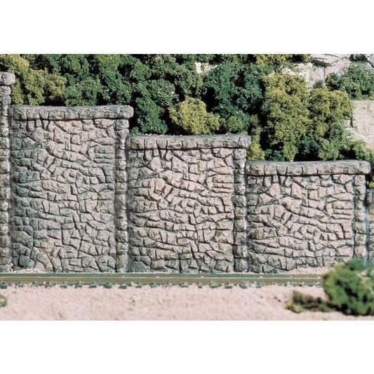 C1261 HO Retaining Wall, Random Stone (3)
