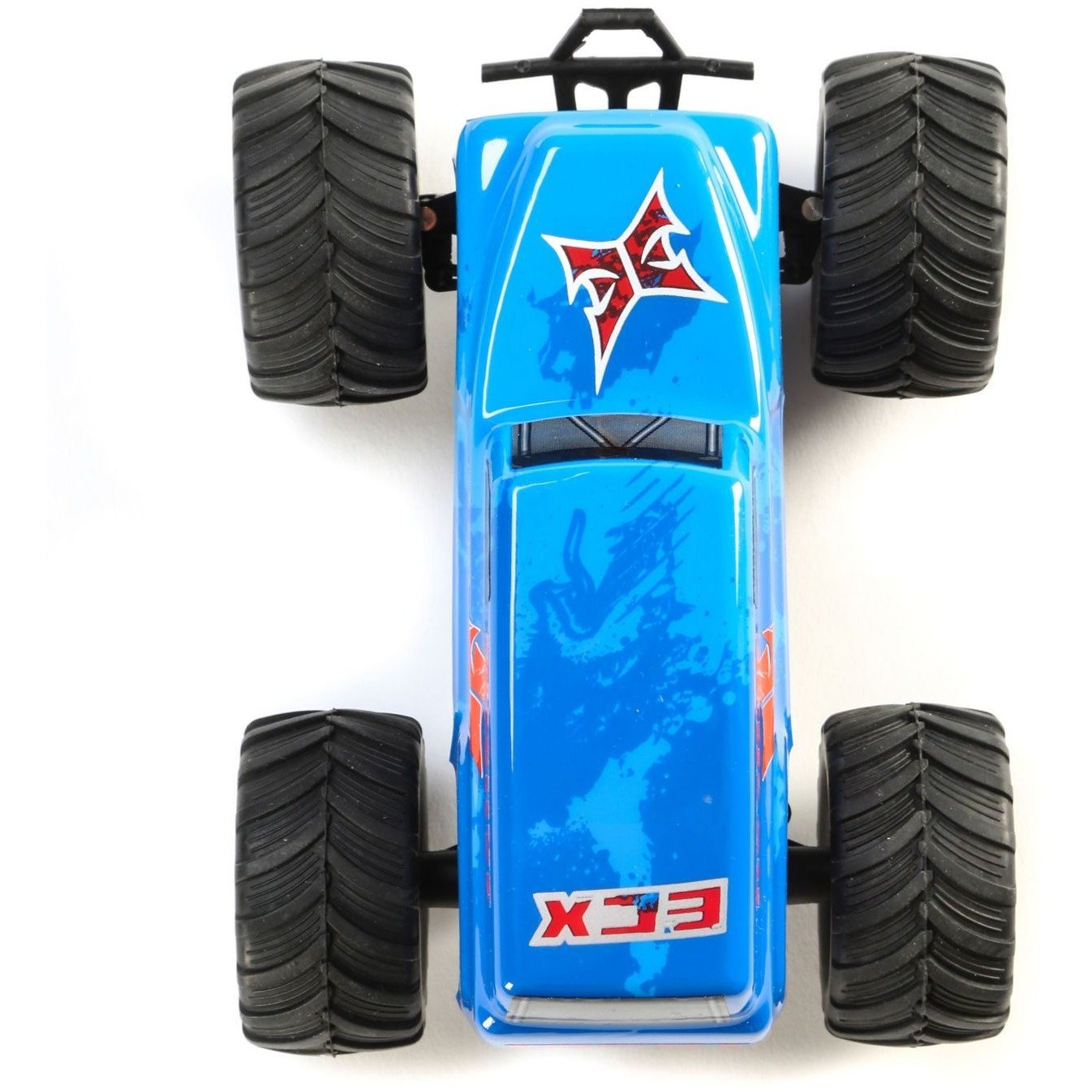 1/28 Micro Ruckus 2WD Monster Truck RTR, Blue