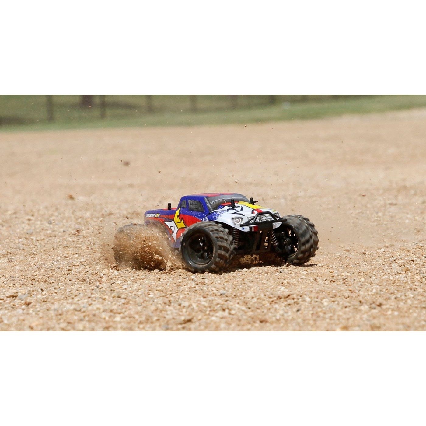 1/24 Ruckus 4WD Monster Truck RTR, Blue/White