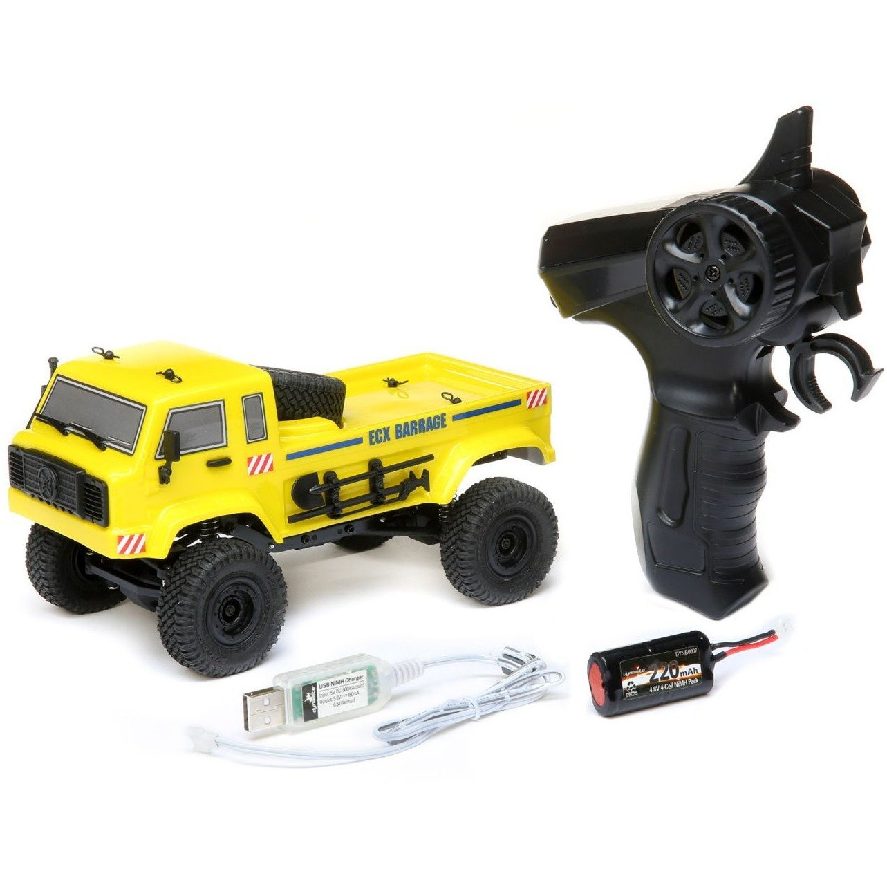 1/24 Barrage UV 4WD Scaler Crawler RTR, Yellow