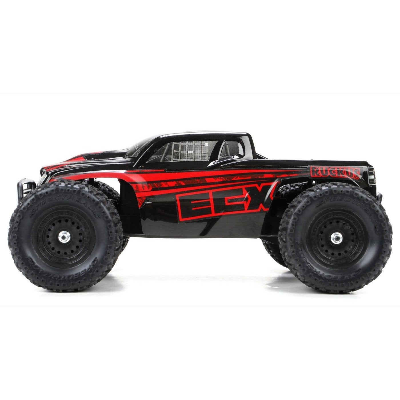 1/18 Ruckus 4WD Monster Truck RTR, Black/Red