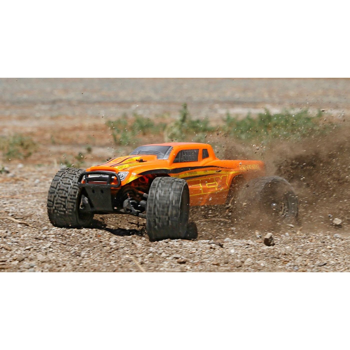 1/18 Ruckus 4WD Monster Truck RTR, Orange/Yellow