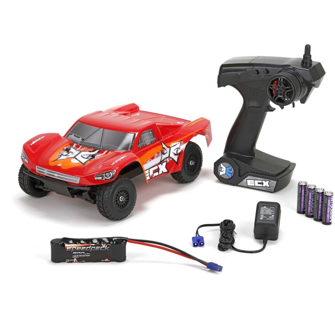 1/18 Torment 4WD SCT RTR, Red/Orange