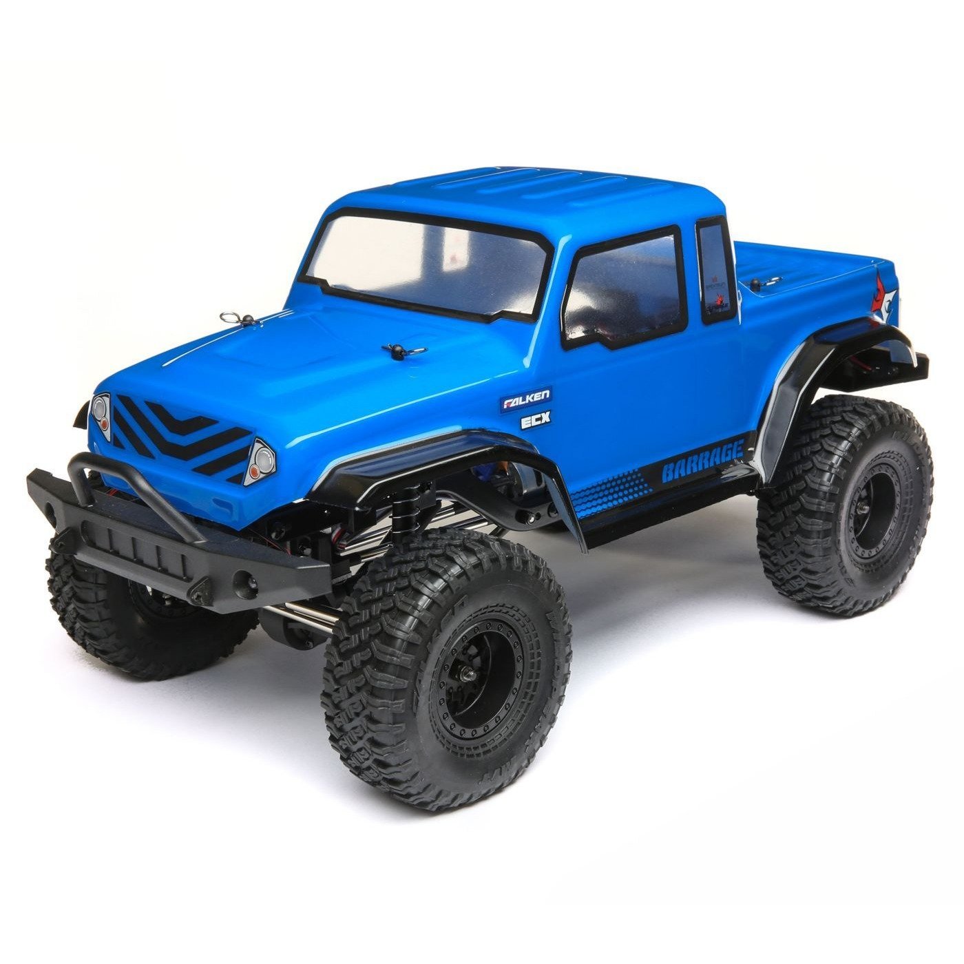 1/12 Barrage Gen2 1.55 4WD Scaler Brushed RTR: Blue