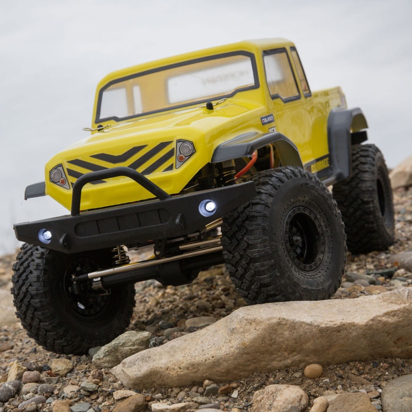 1/12 Barrage Gen2 1.55 4WD Scaler Brushed RTR: Yellow