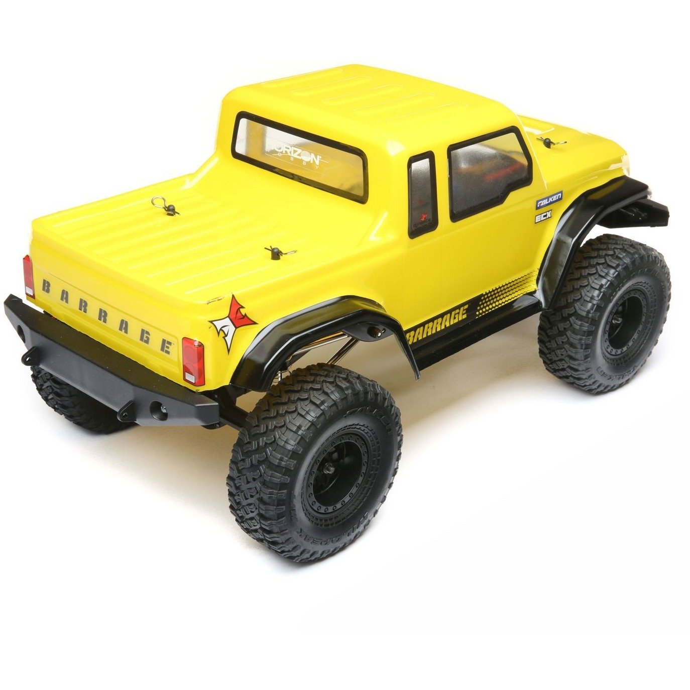 1/12 Barrage Gen2 1.55 4WD Scaler Brushed RTR: Yellow