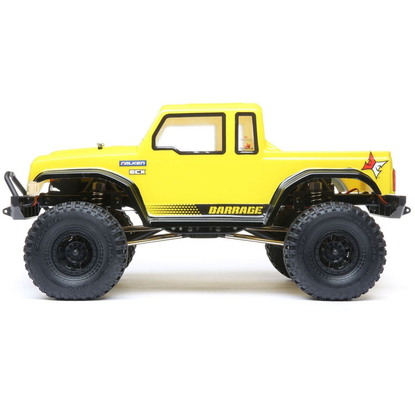 1/12 Barrage Gen2 1.55 4WD Scaler Brushed RTR: Yellow