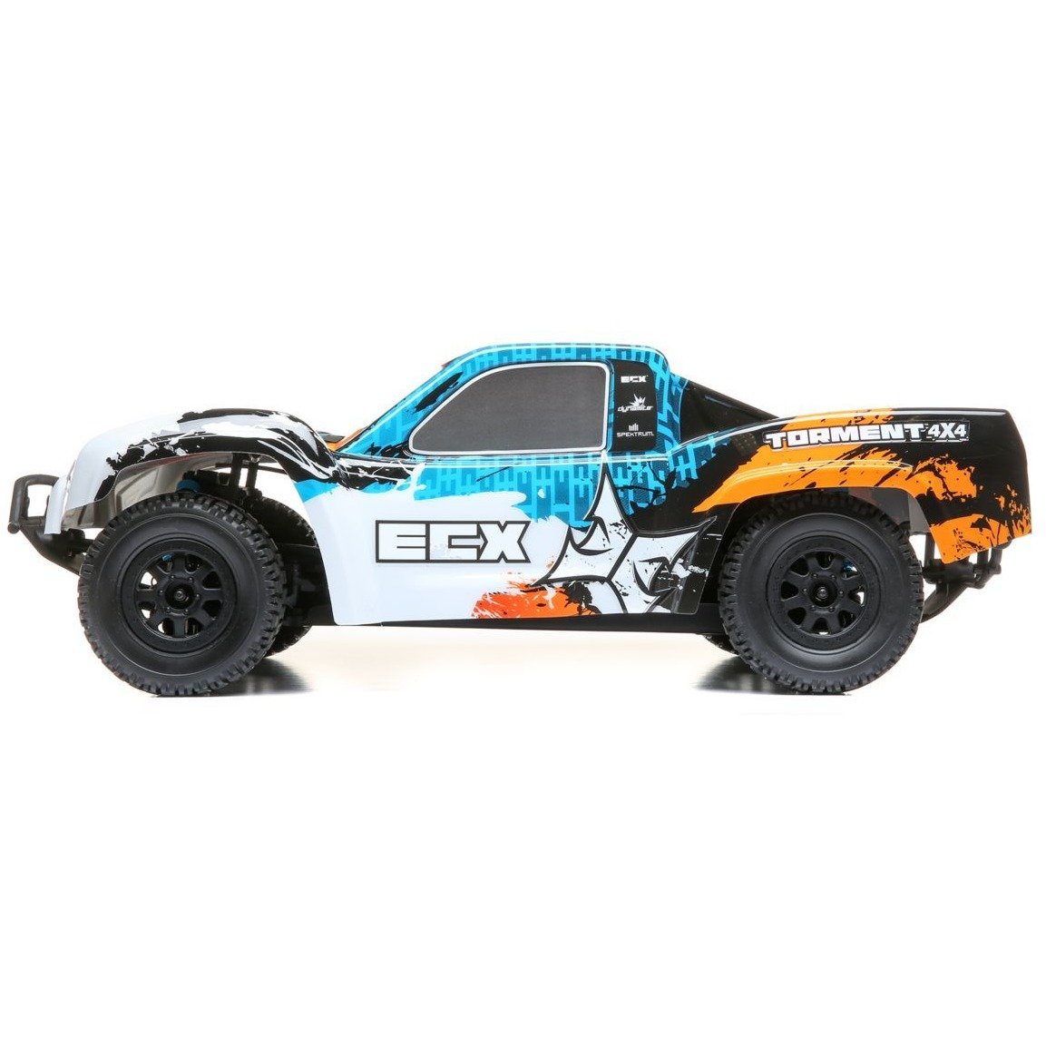 1/10 Torment 4WD SCT Brushed RTR, Orange/Blue