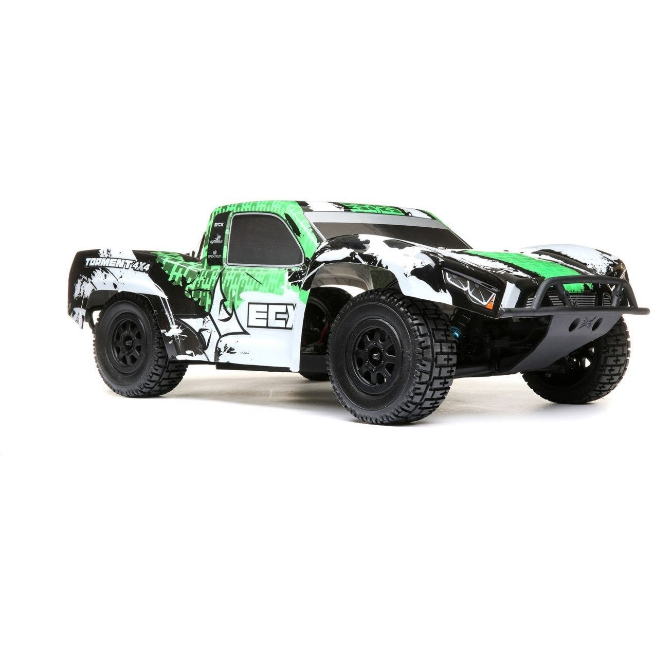 1/10 Torment 4WD SCT Brushed RTR, White/Green