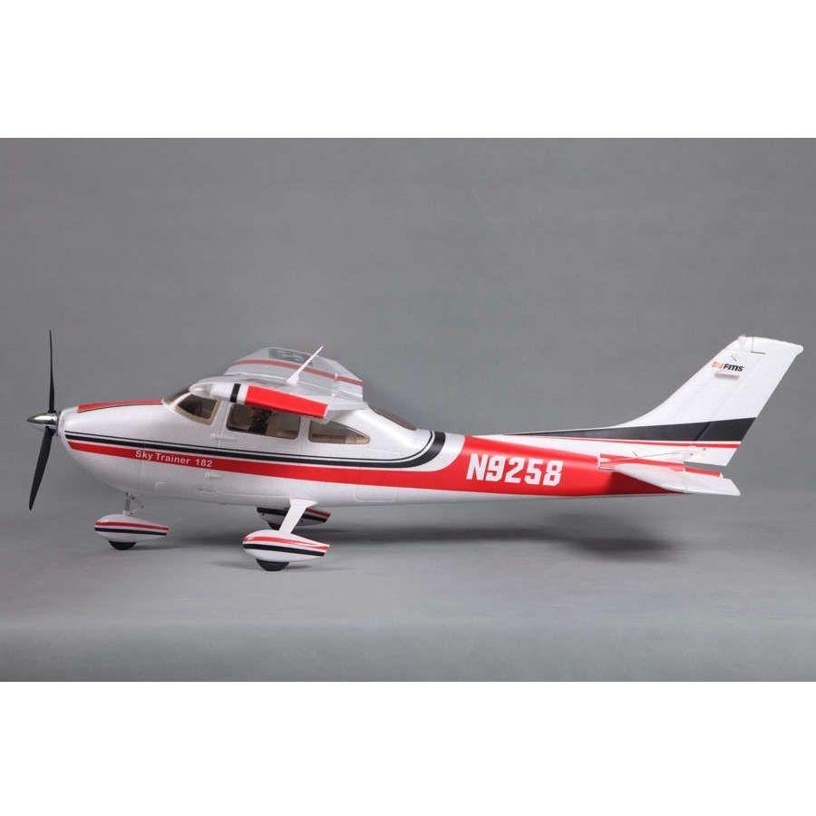 FMM007RAR Sky Trainer 182 1400mm RTF, Red