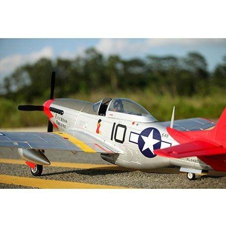 FMM008PRT P-51D, Red Tail, V8, PNP, 1450mm