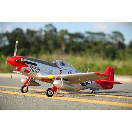 FMM008PRT P-51D, Red Tail, V8, PNP, 1450mm