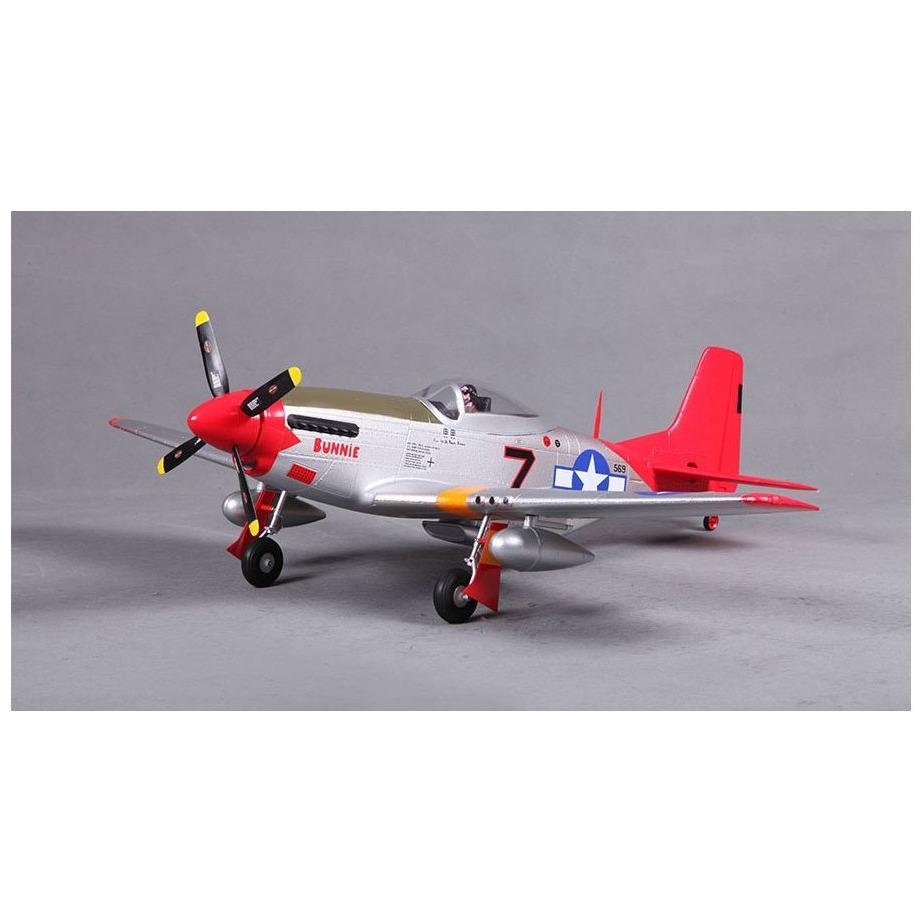FMM016PRT P-51 Red Tail, PNP, 800mm