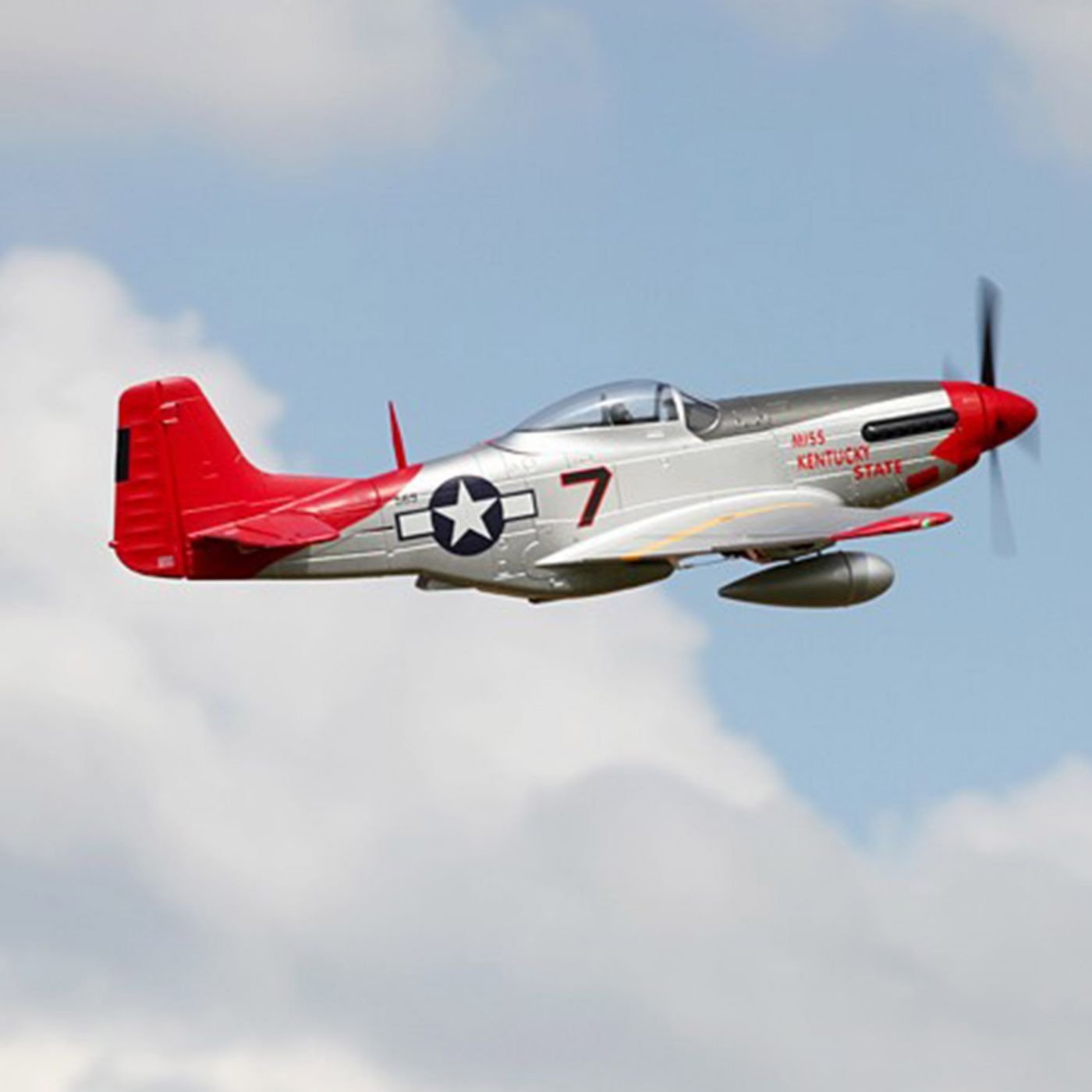 FMM041PRT P-51D, Red Tail, PNP, 1700mm
