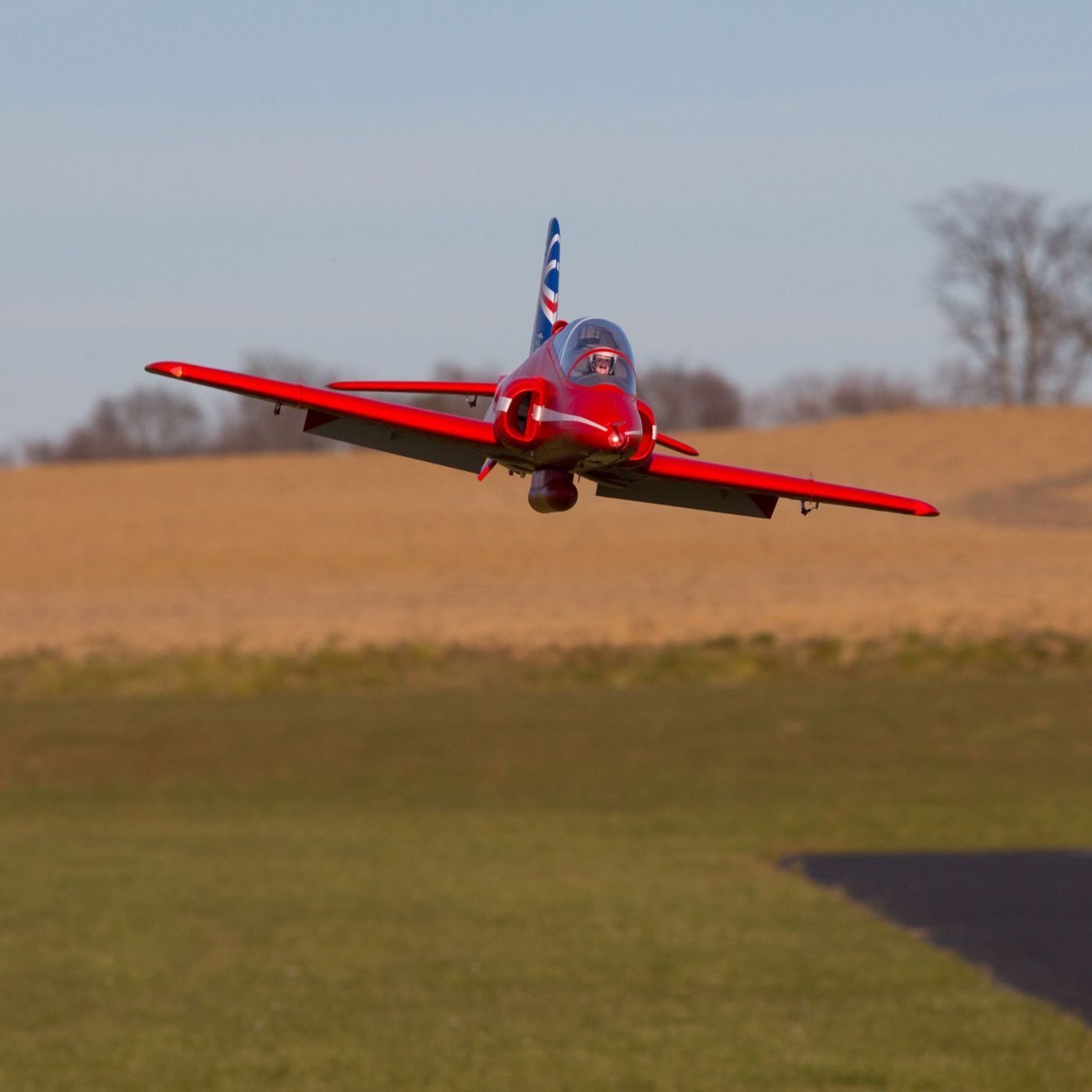 FMM101P BAE Hawk Red Arrow 80mm EDF PNP