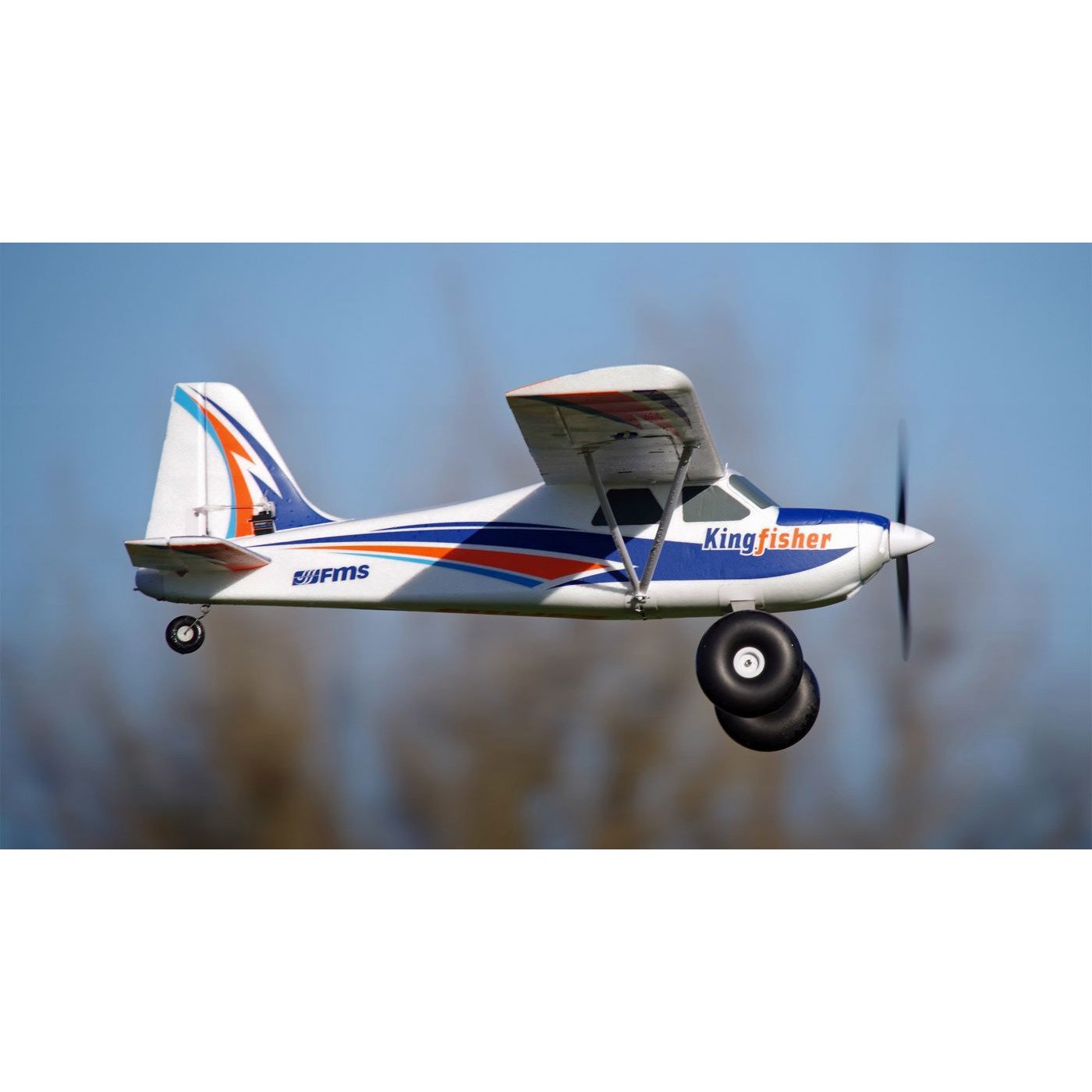 FMM103PF 1400mm Kingfisher PNP w/Wheels,Floats,Skis,&Flaps