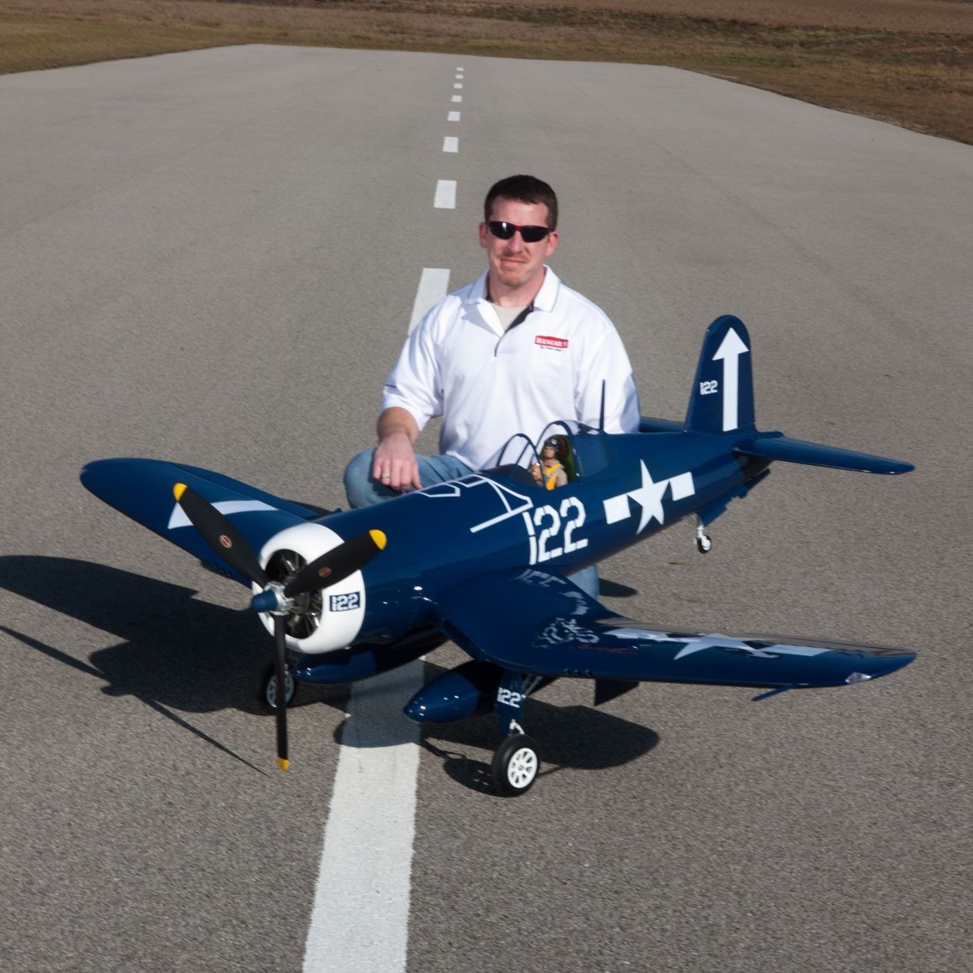 HAN4760 F4U-1D Corsair 60cc ARF (3 Boxes)