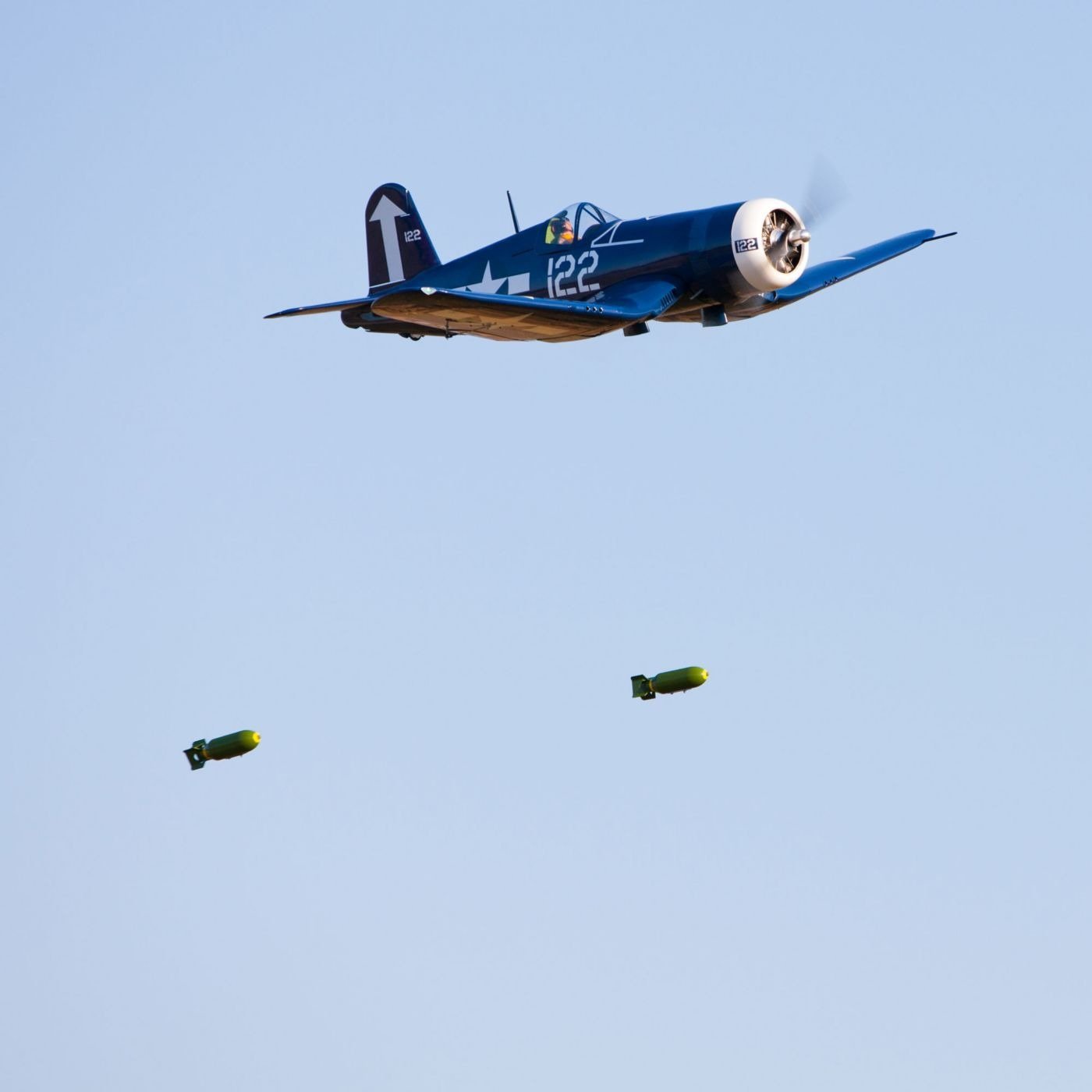 HAN4760 F4U-1D Corsair 60cc ARF (3 Boxes)