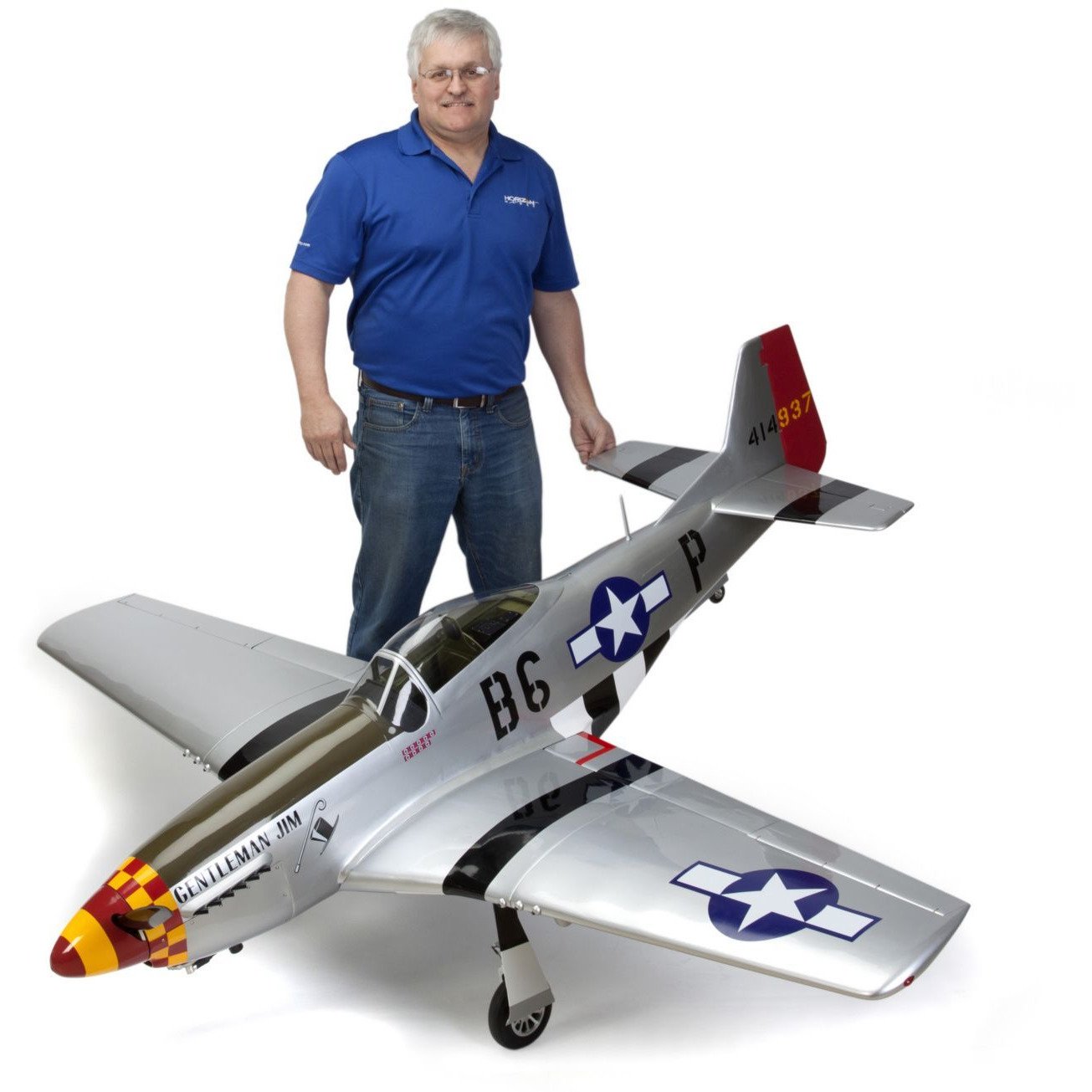HAN4770 P-51D Mustang 60cc ARF (2 Boxes)