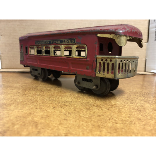 American Flyer O Gauge Pre-War Observation Coach