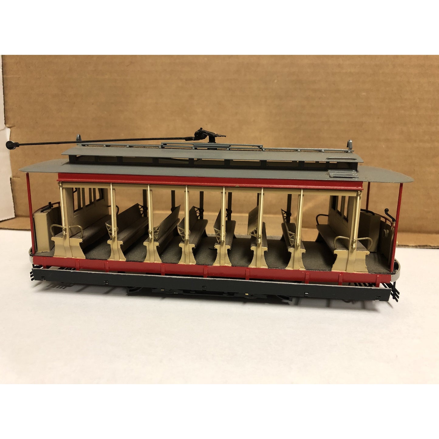 O Scale Brass 2-Rail Street Trolley