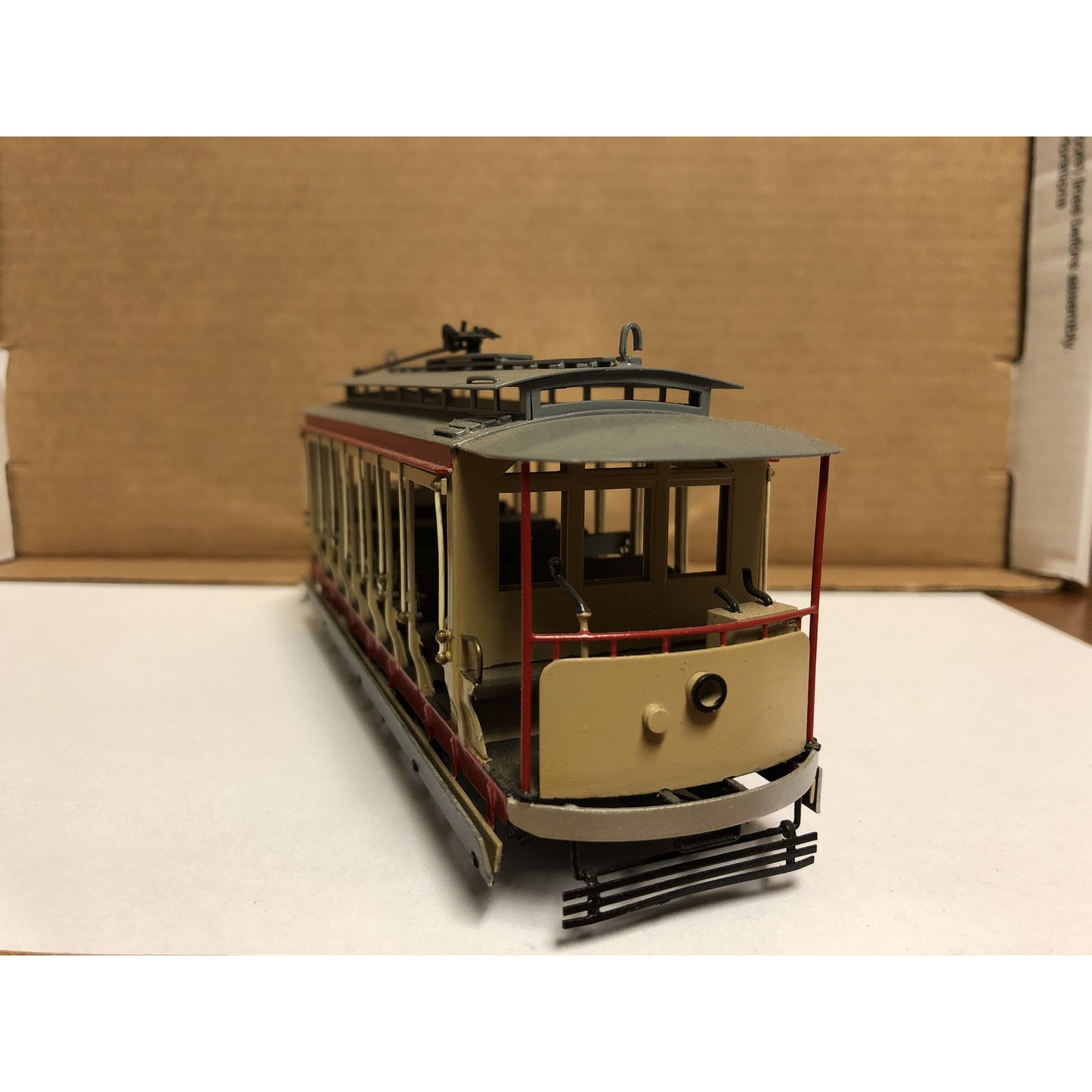 O Scale Brass 2-Rail Street Trolley