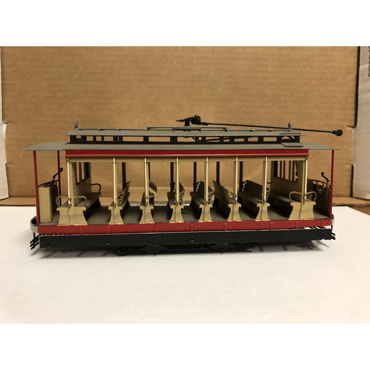 O Scale Brass 2-Rail Street Trolley