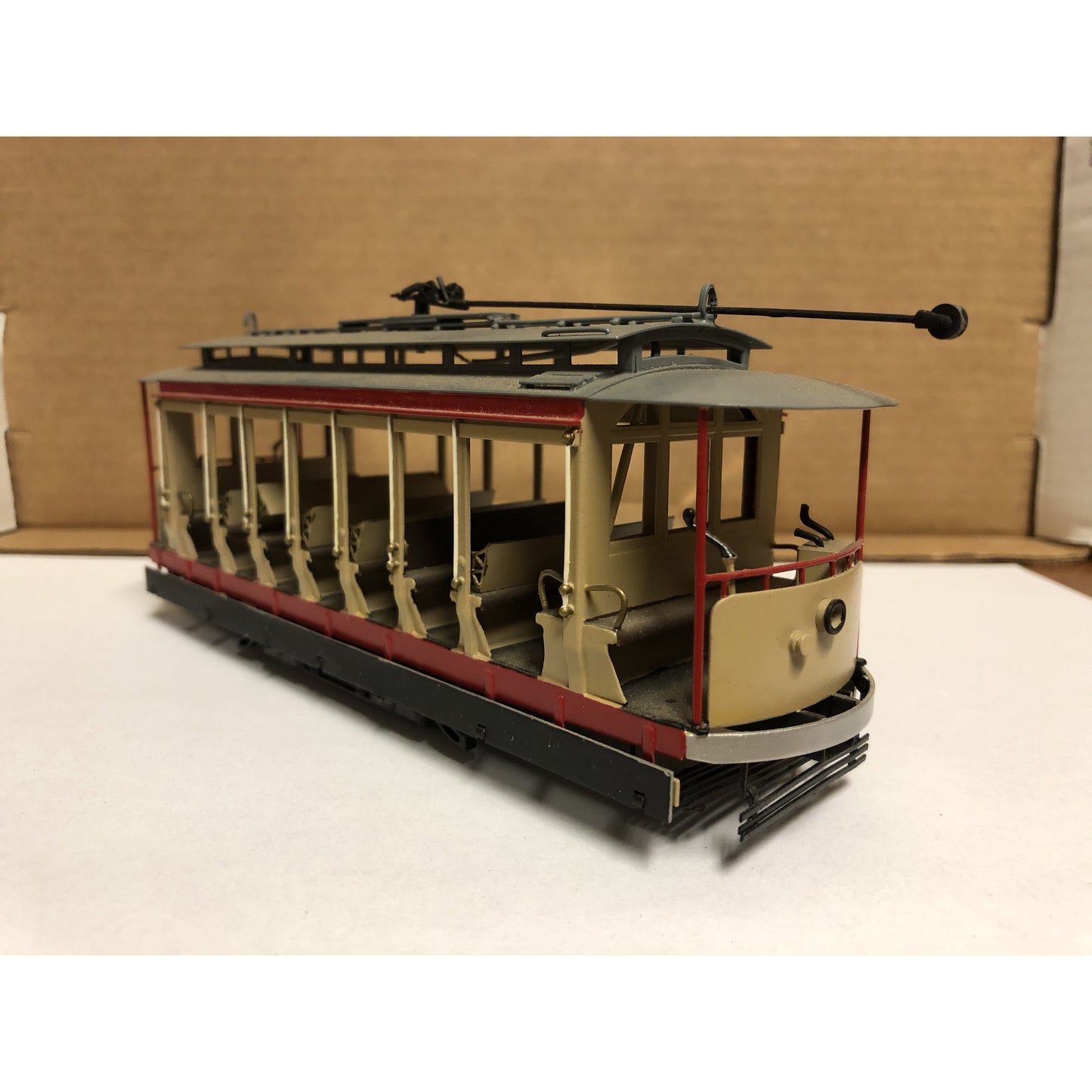 O Scale Brass 2-Rail Street Trolley