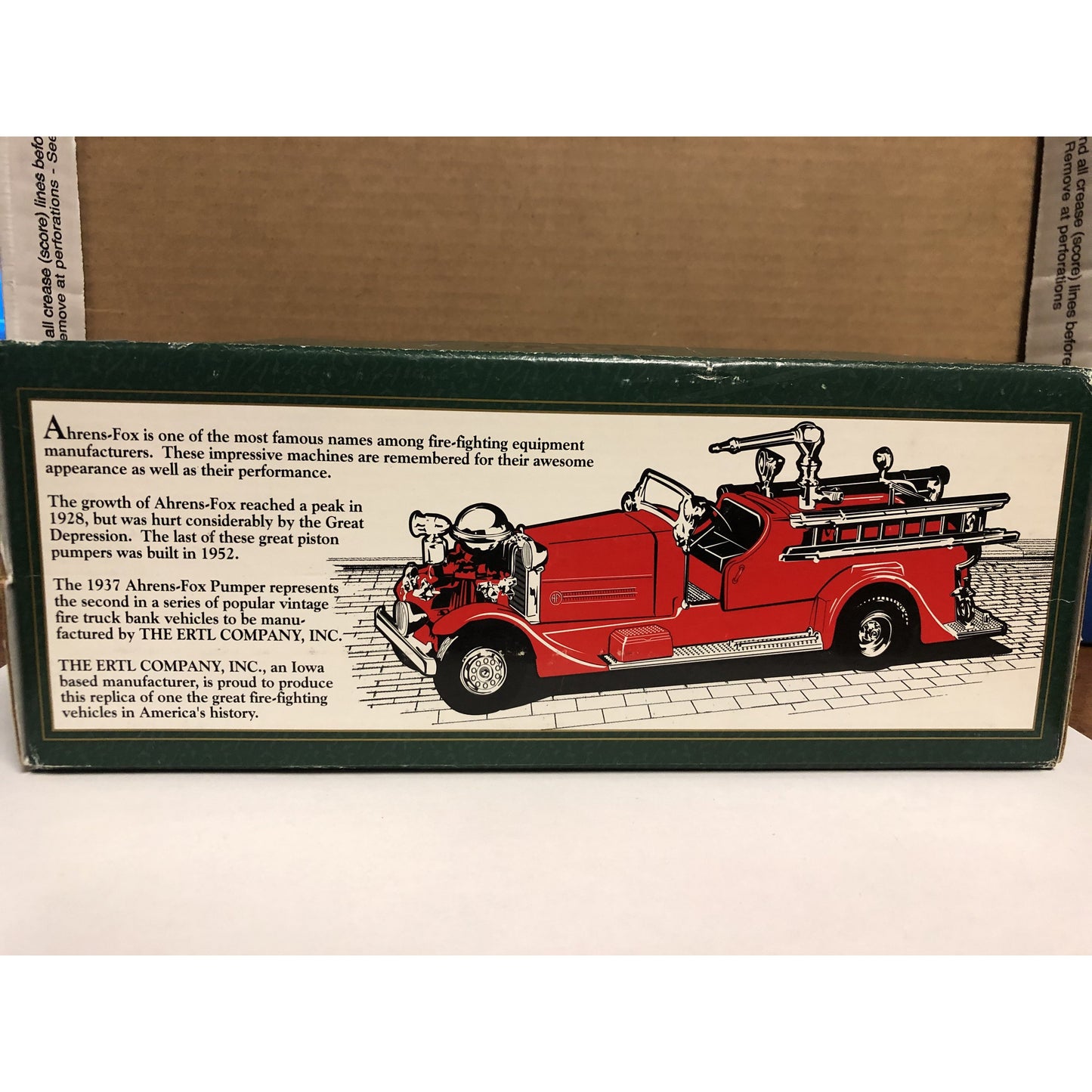 ERTL B317 1937 Ahrens-Fox Firetruck